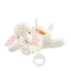 Steiff Friends | Peluches Musicales*Agneau fais de beaux rêves boîte à musique, 25 cm, rose pâle