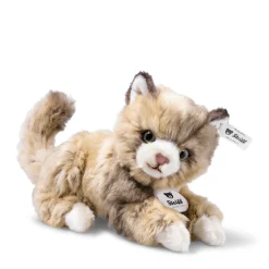 Enfant Steiff Anniversaire | Mini Peluches*Chat Lucy, 18 cm, beige