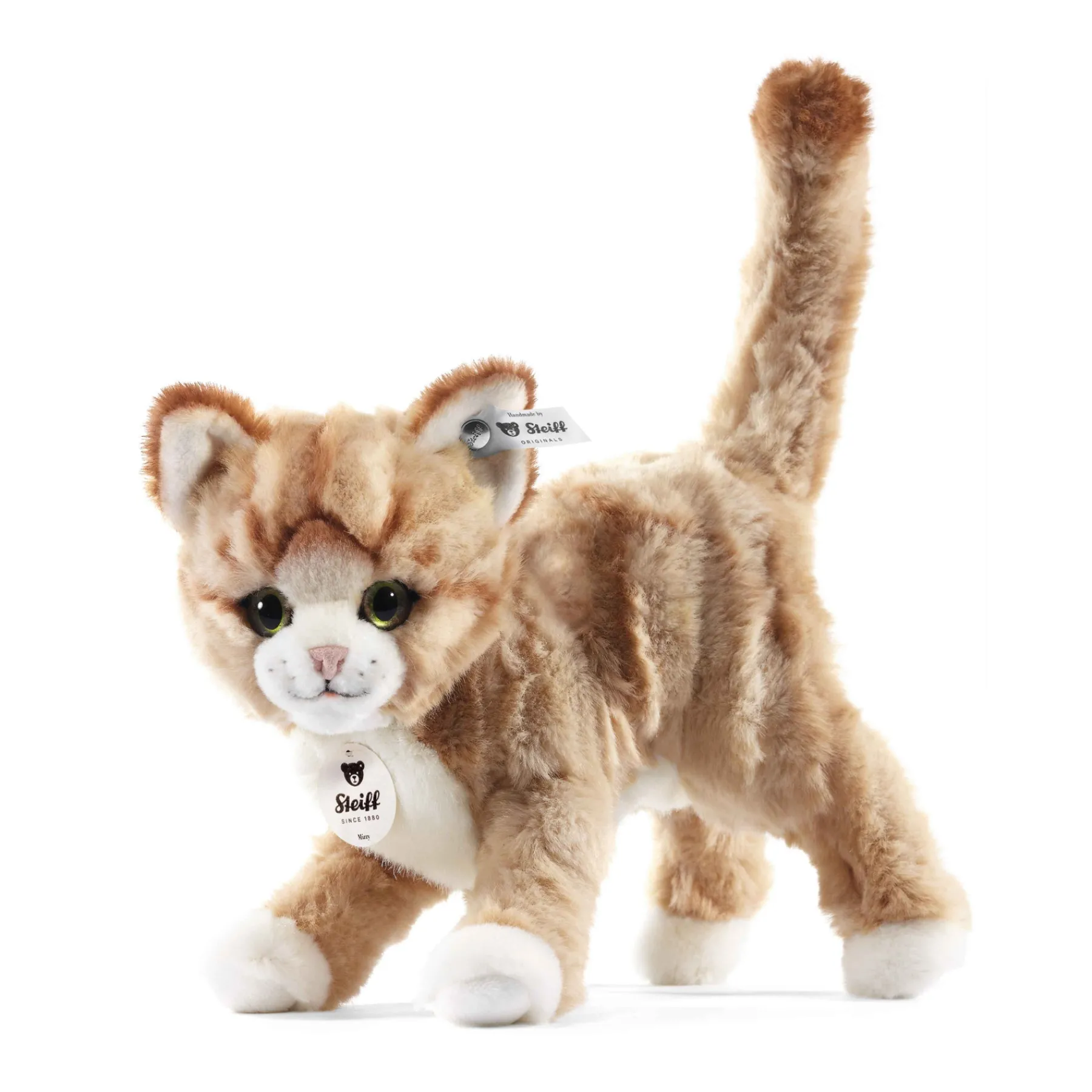 Enfant Steiff Mini Peluches | Animaux Populaires*Chat Mizzy, 25 cm, beige