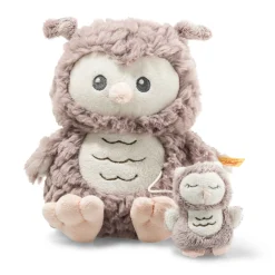 Steiff Naissance Et Baptême | Friends*Chouette Ollie avec boîte àmusique, 21 cm, beige