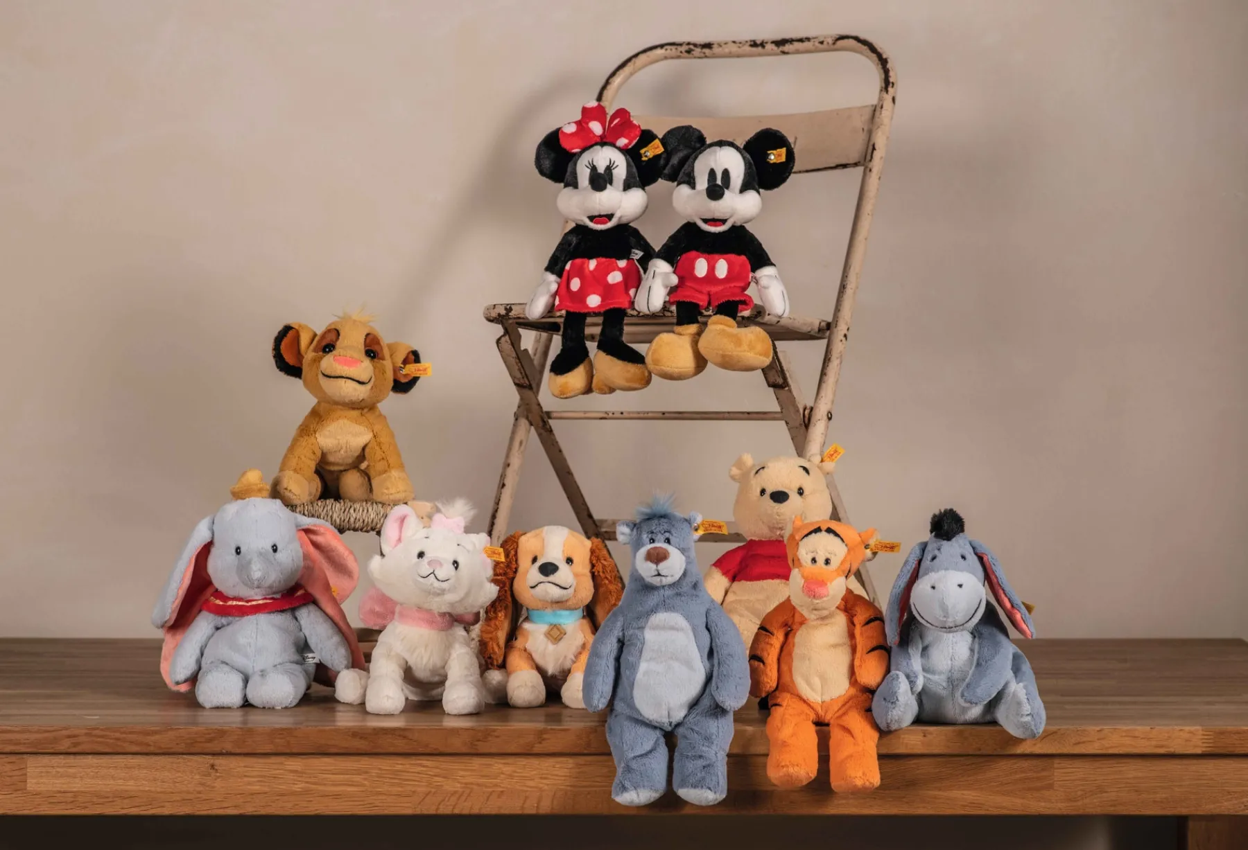 Enfant Steiff Anniversaire | Friends*Disney Originals Simba, 26 cm, jaune