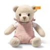 Steiff Naissance Et Baptême | Friends*GOTS ours Teddy Nele, 26 cm, rose pâle