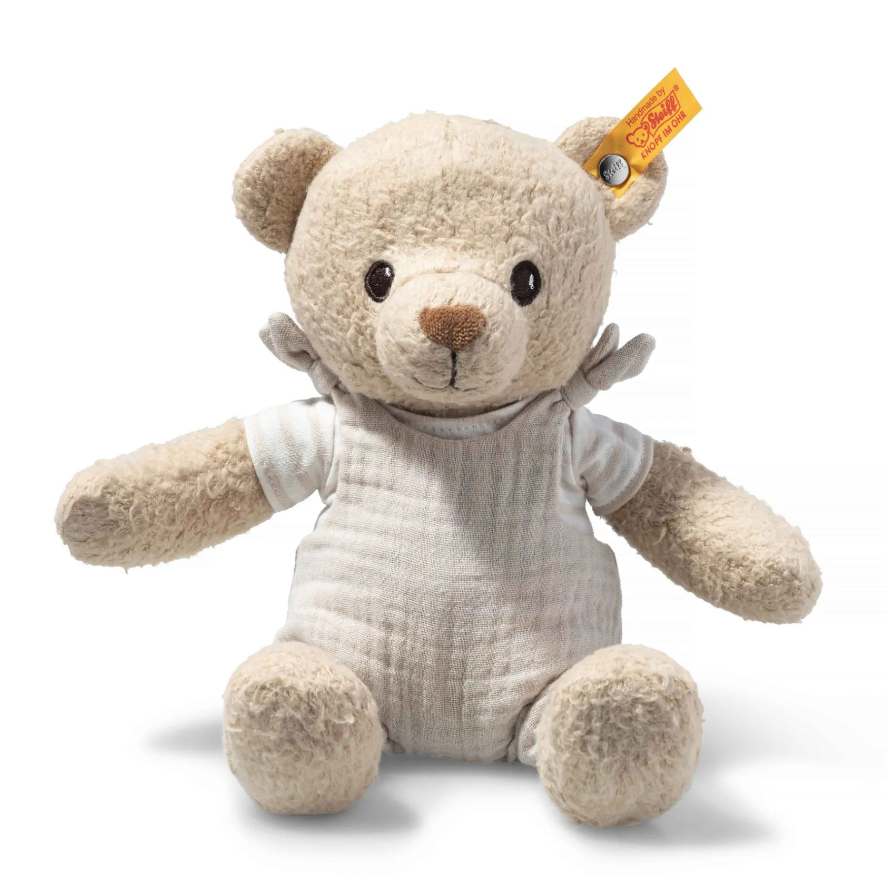 Steiff Naissance Et Baptême | Friends*GOTS ours Teddy Noah, 26 cm, beige