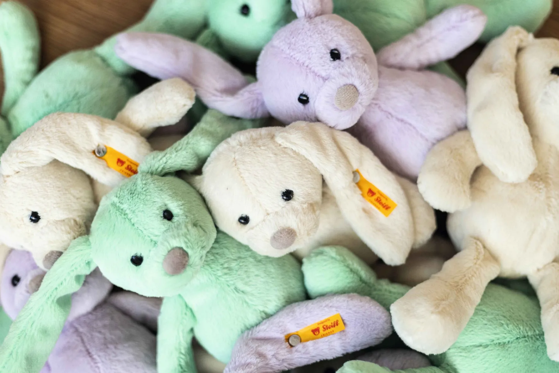 Enfant Steiff Mini Peluches | Animaux Populaires*Lapin Tilda, 20 cm, vert clair