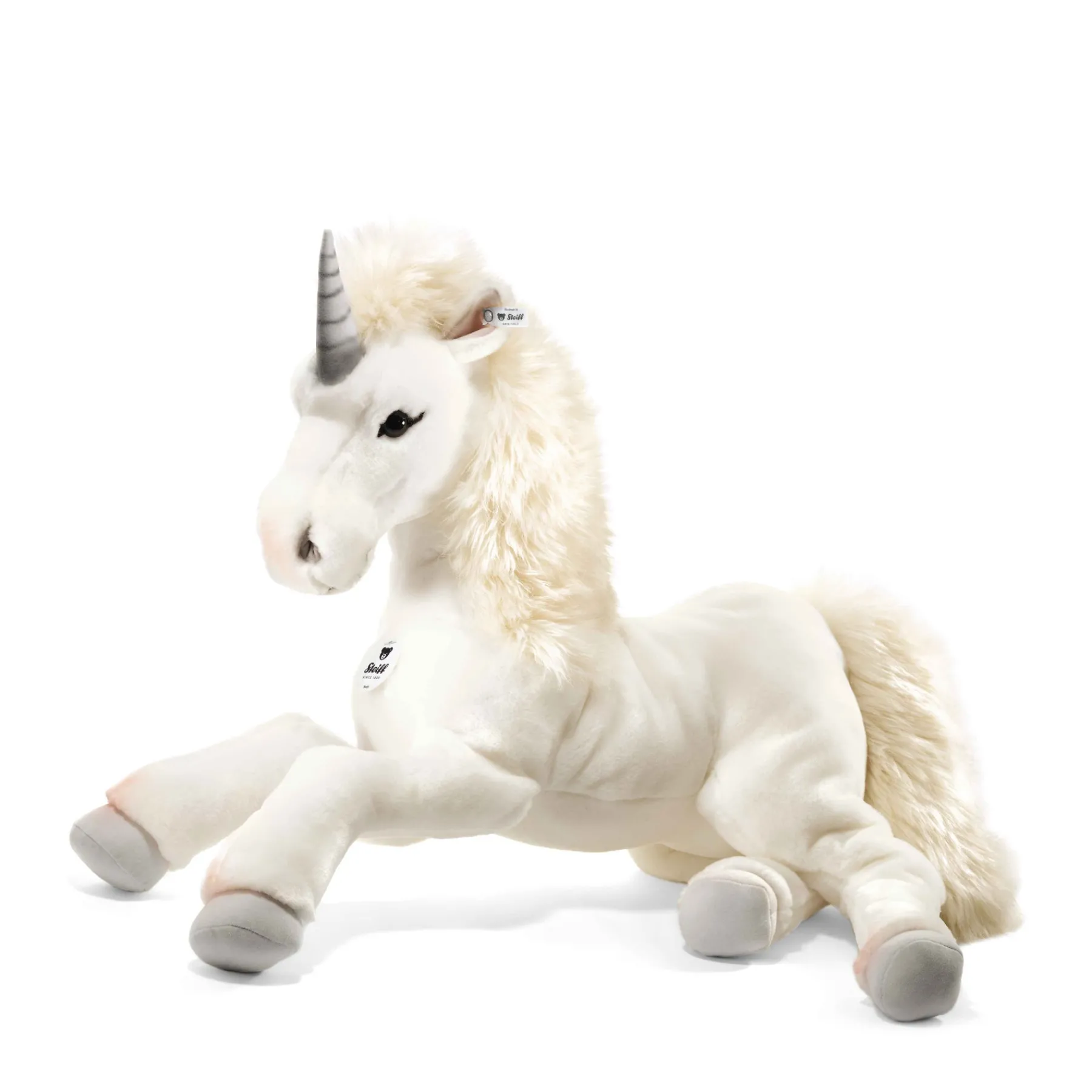 Enfant Steiff Grands Amis Steiff | Animaux Populaires*Licorne-pantin Starly, 70 cm, blanc