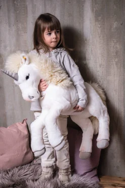 Enfant Steiff Grands Amis Steiff | Animaux Populaires*Licorne-pantin Starly, 70 cm, blanc