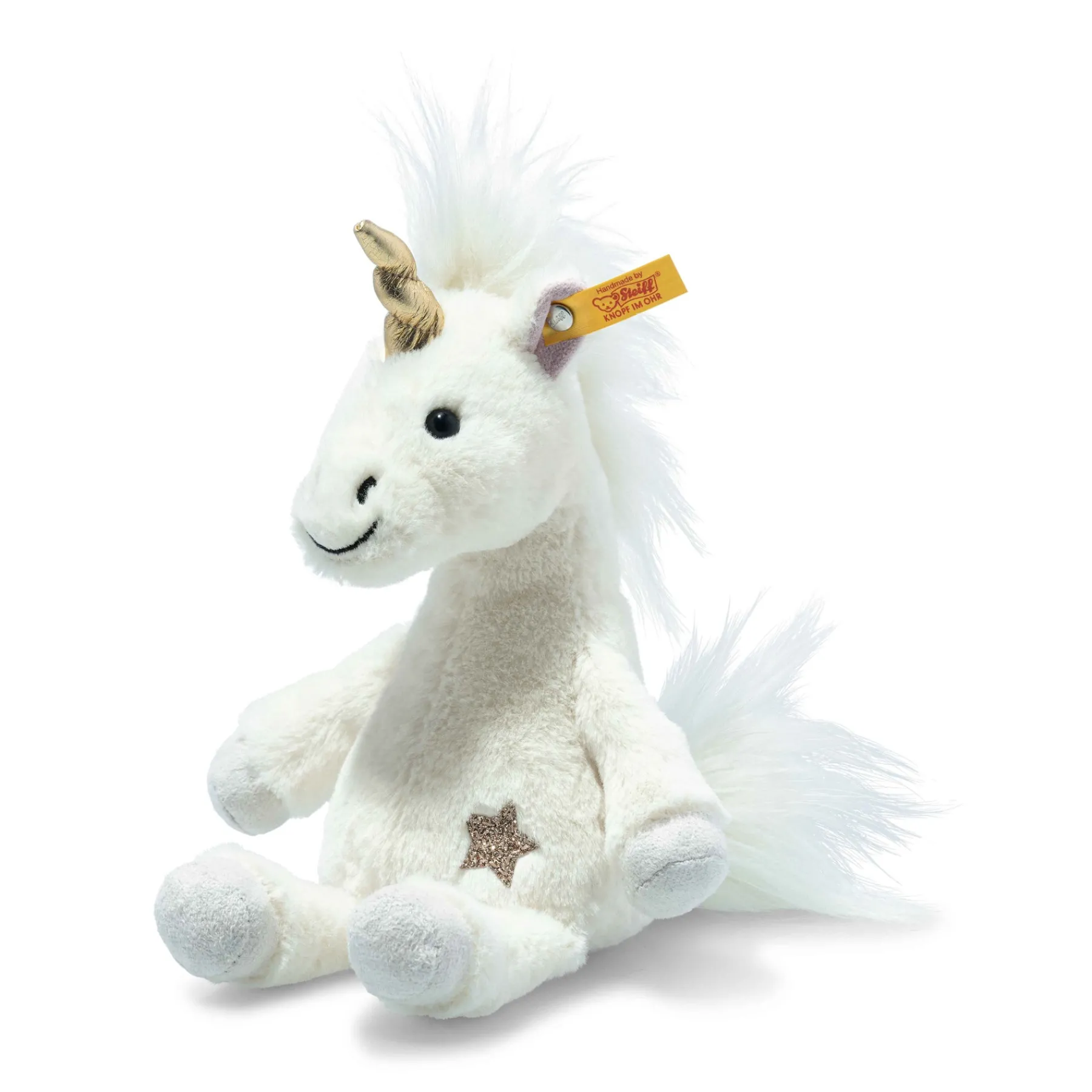 Enfant Steiff Friends | Animaux Populaires*Licorne-pantin Unica, 20 cm, blanc