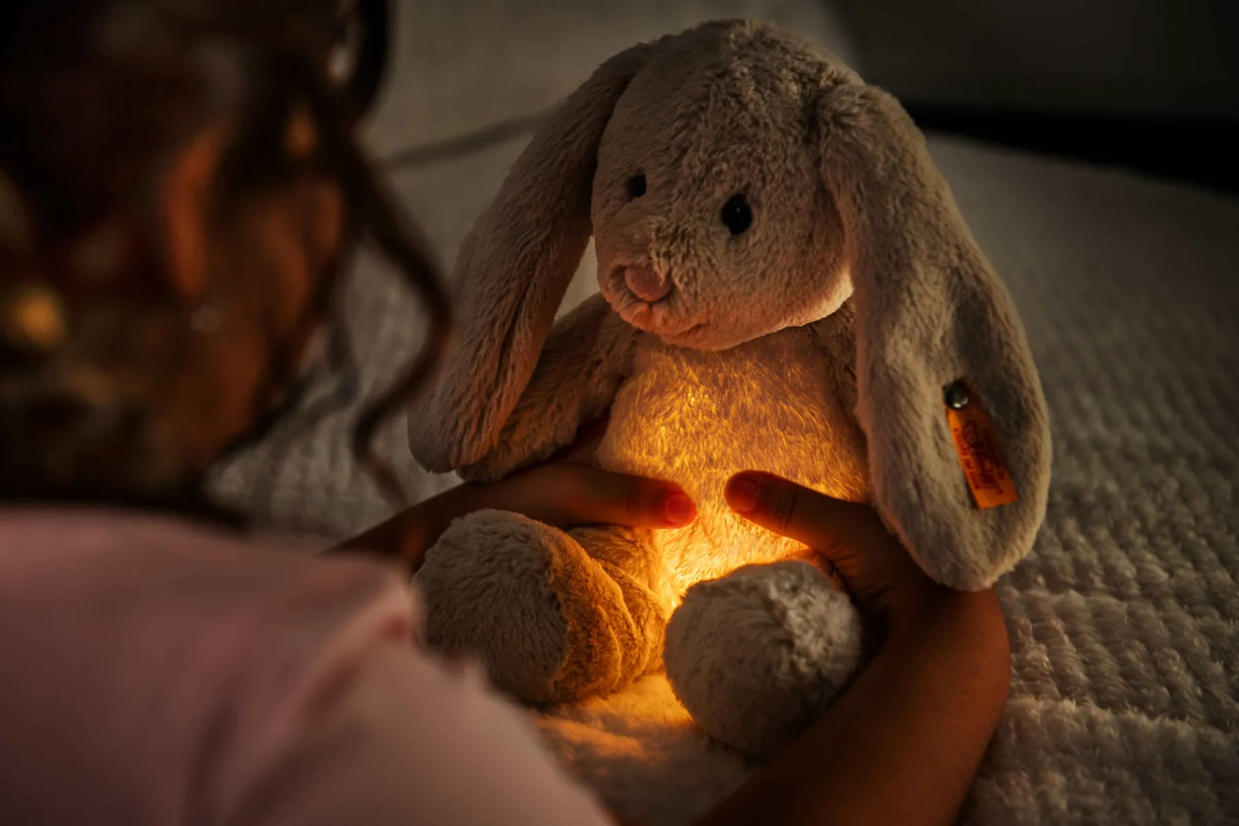 Enfant Steiff Friends | Peluches Pour Enfants*Light at Night lapin Hoppie, 28 cm, gris clair