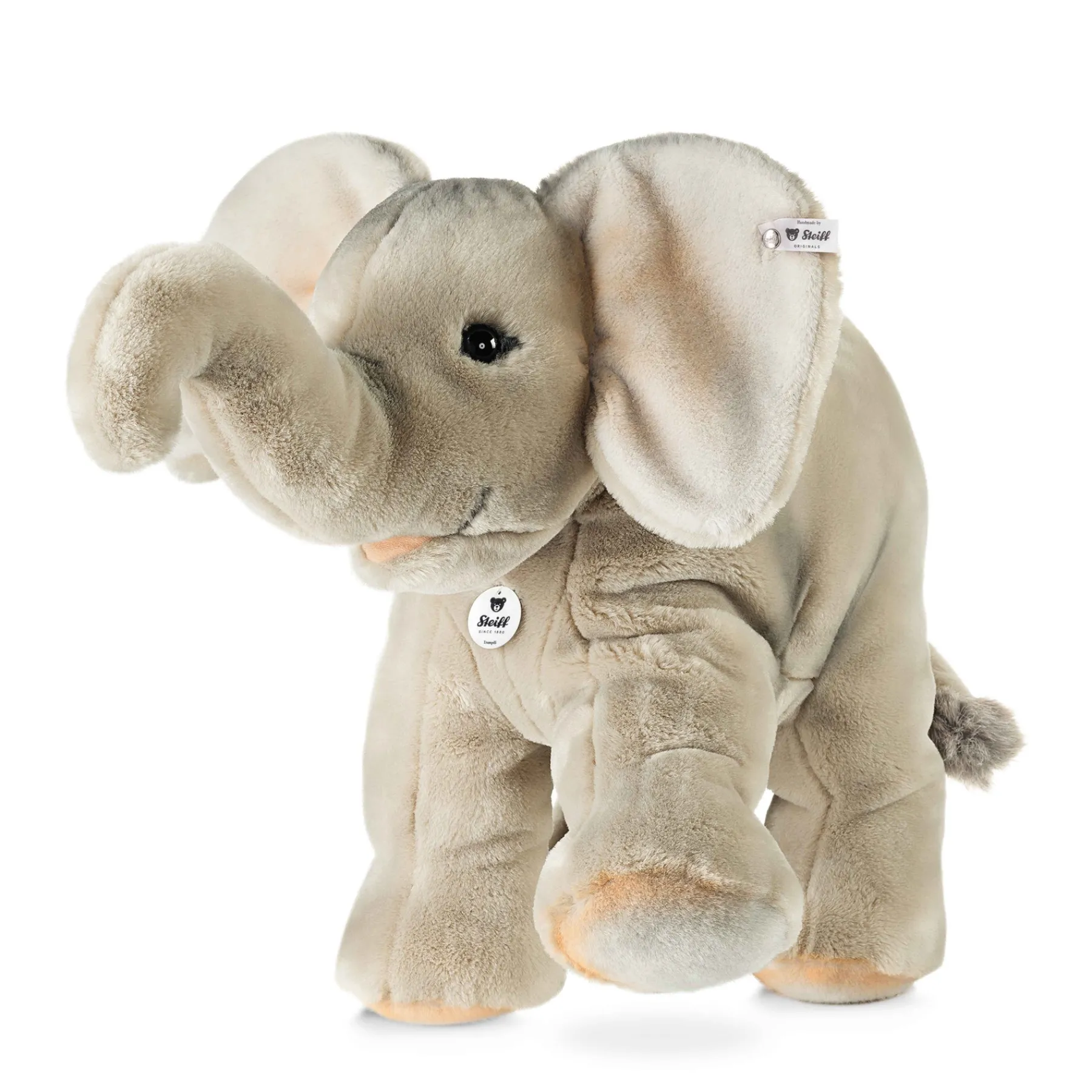 Enfant Steiff Grands Amis Steiff | Animaux Populaires*Éléphant Trampili, 45 cm, gris clair