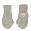 Enfant Steiff Bonnets Et Ècharpes*Moufles, gris clair pour Garçons