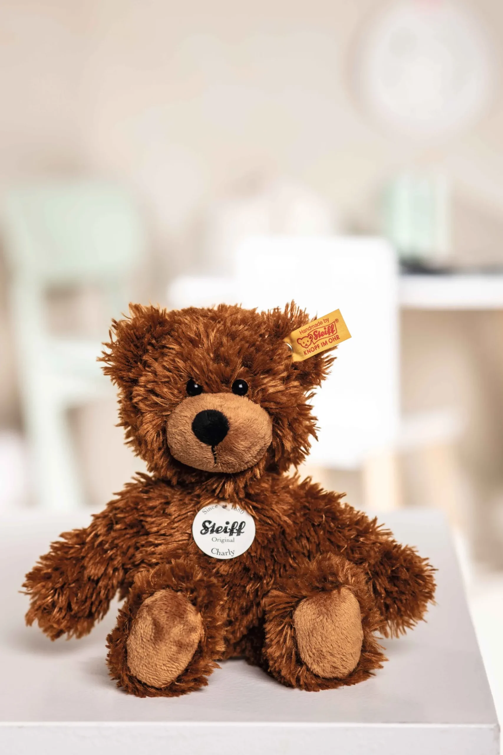 Enfant Steiff Anniversaire | Friends*Ours Teddy-pantin Charly, 23 cm, brun