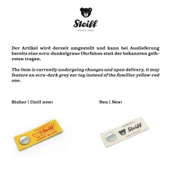 Enfant Steiff Anniversaire | Mini Peluches*Panda Manschli, 24 cm, blanc