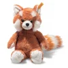 Enfant Steiff Anniversaire | Friends*Panda roux Benji, 28 cm, orange