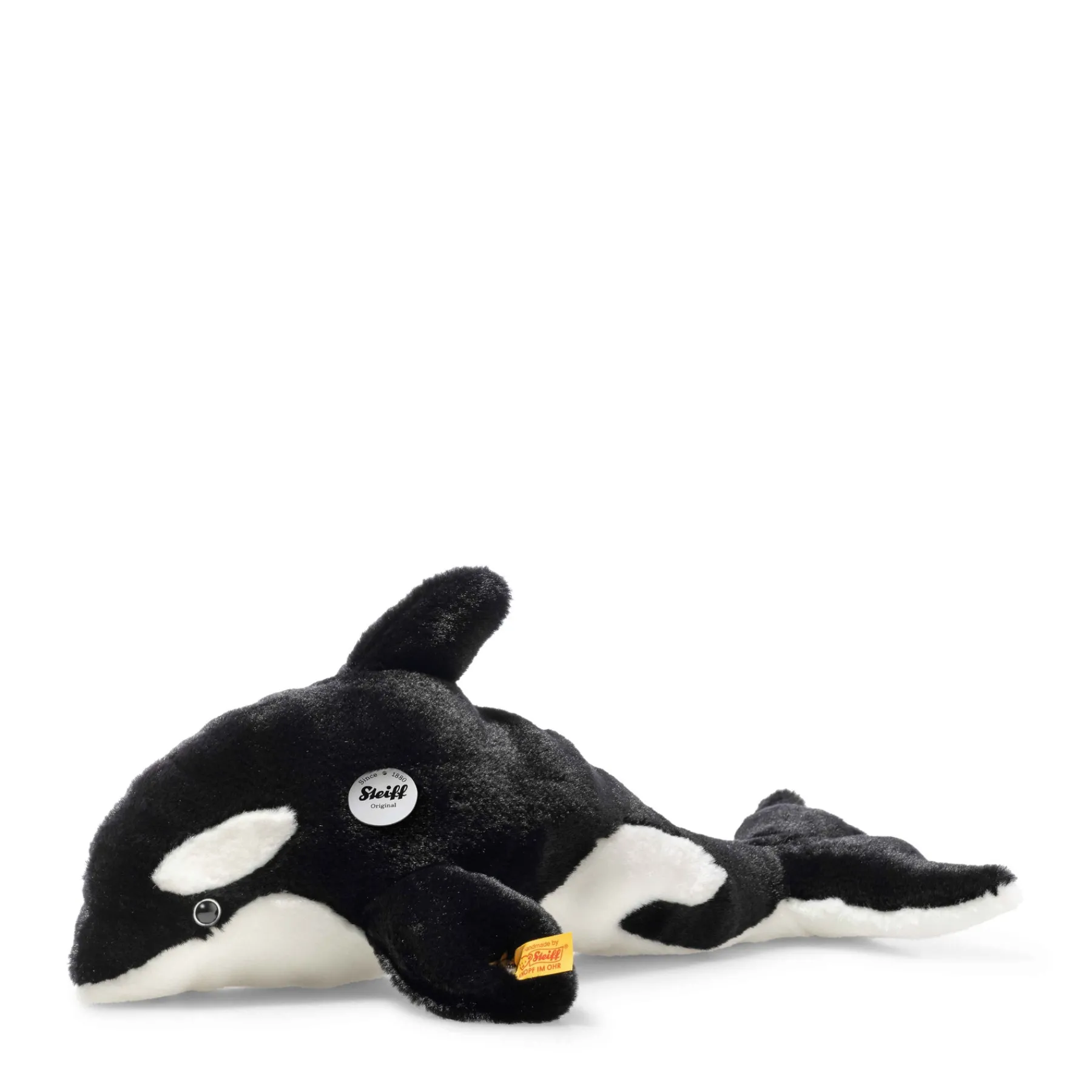 Enfant Steiff Anniversaire | Peluches Pour Enfants*Épaulard Ozzie avec voix à pression, 37 cm, noir