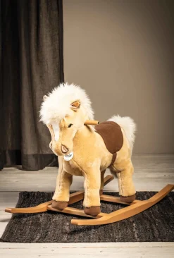 Enfant Steiff Anniversaire | Naissance Et Baptême*Poney à bascule Franzi, 70 cm, beige
