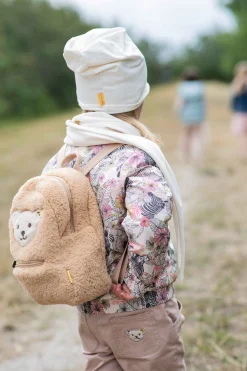 Enfant Steiff Anniversaire | Friends*Sac à dos avec voix à pression, 24 cm, beige