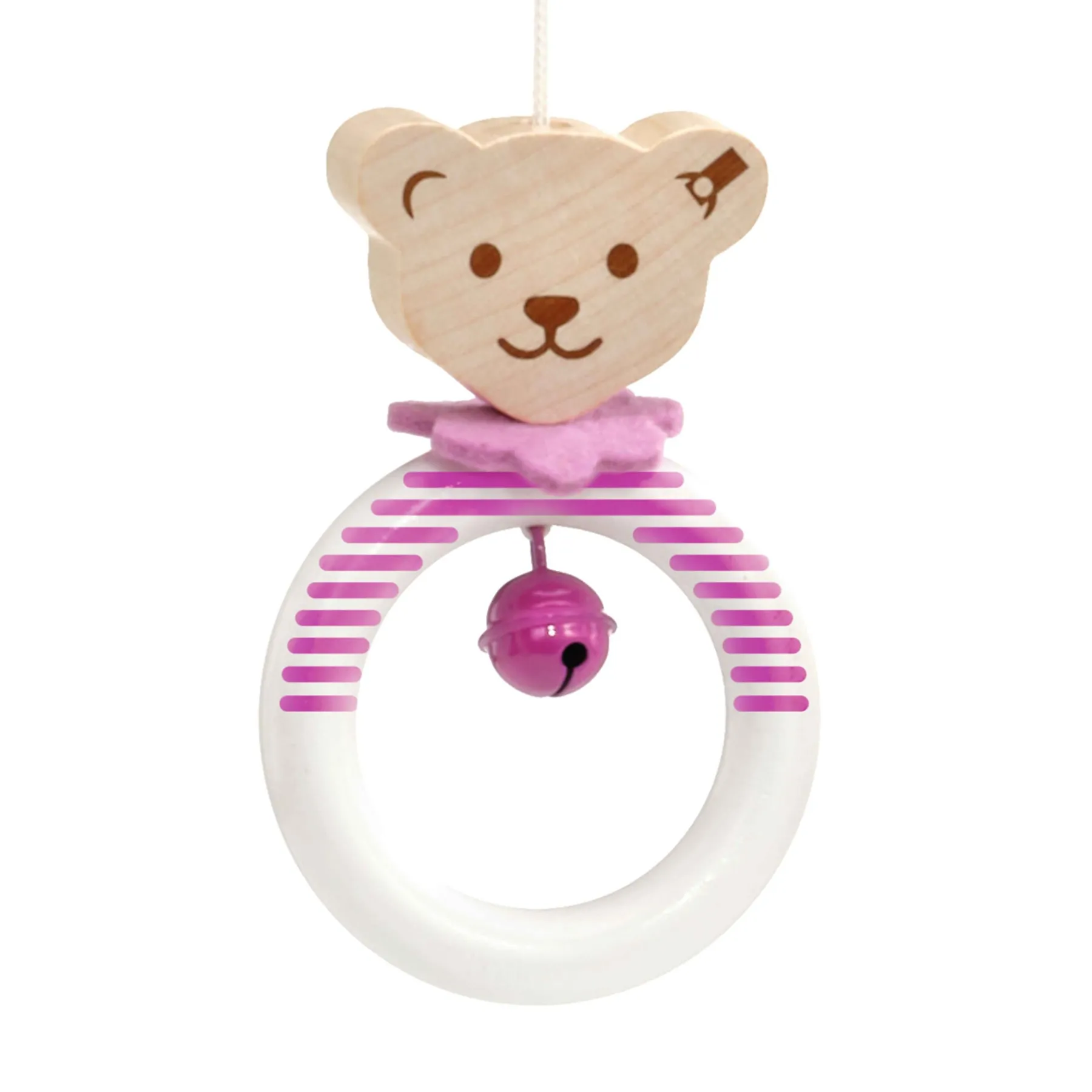Steiff Naissance Et Baptême*by Selecta® trapèze de jeu, 59 cm, rose pâle
