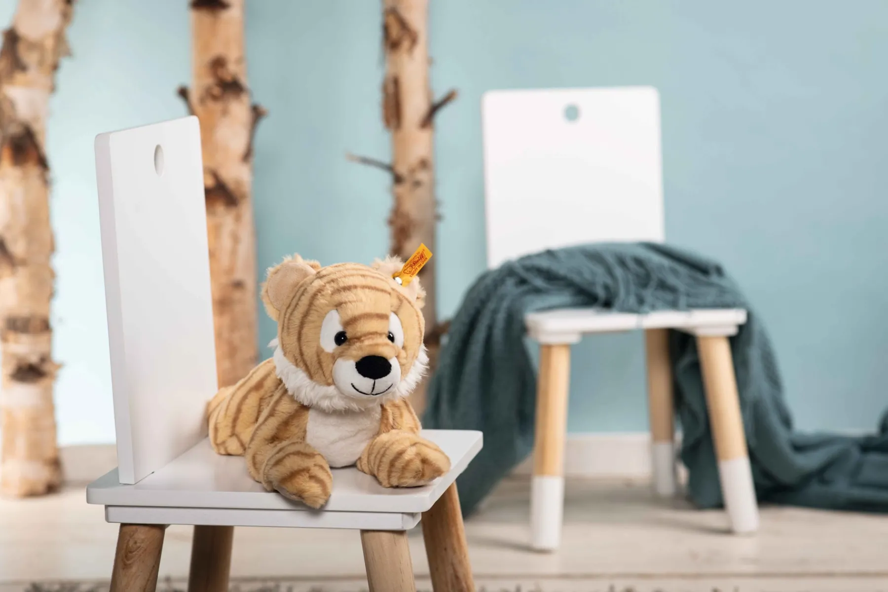 Enfant Steiff Anniversaire | Friends*Tigre Toni, 30 cm, beige