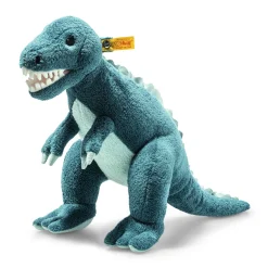 Enfant Steiff Anniversaire | Friends*T-Rex Thaisen, 35 cm, bleu moyenne
