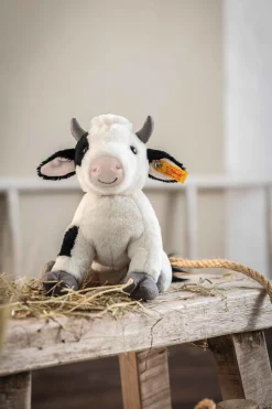Enfant Steiff Friends | Mini Peluches*Vache Cobb, 24 cm, blanc