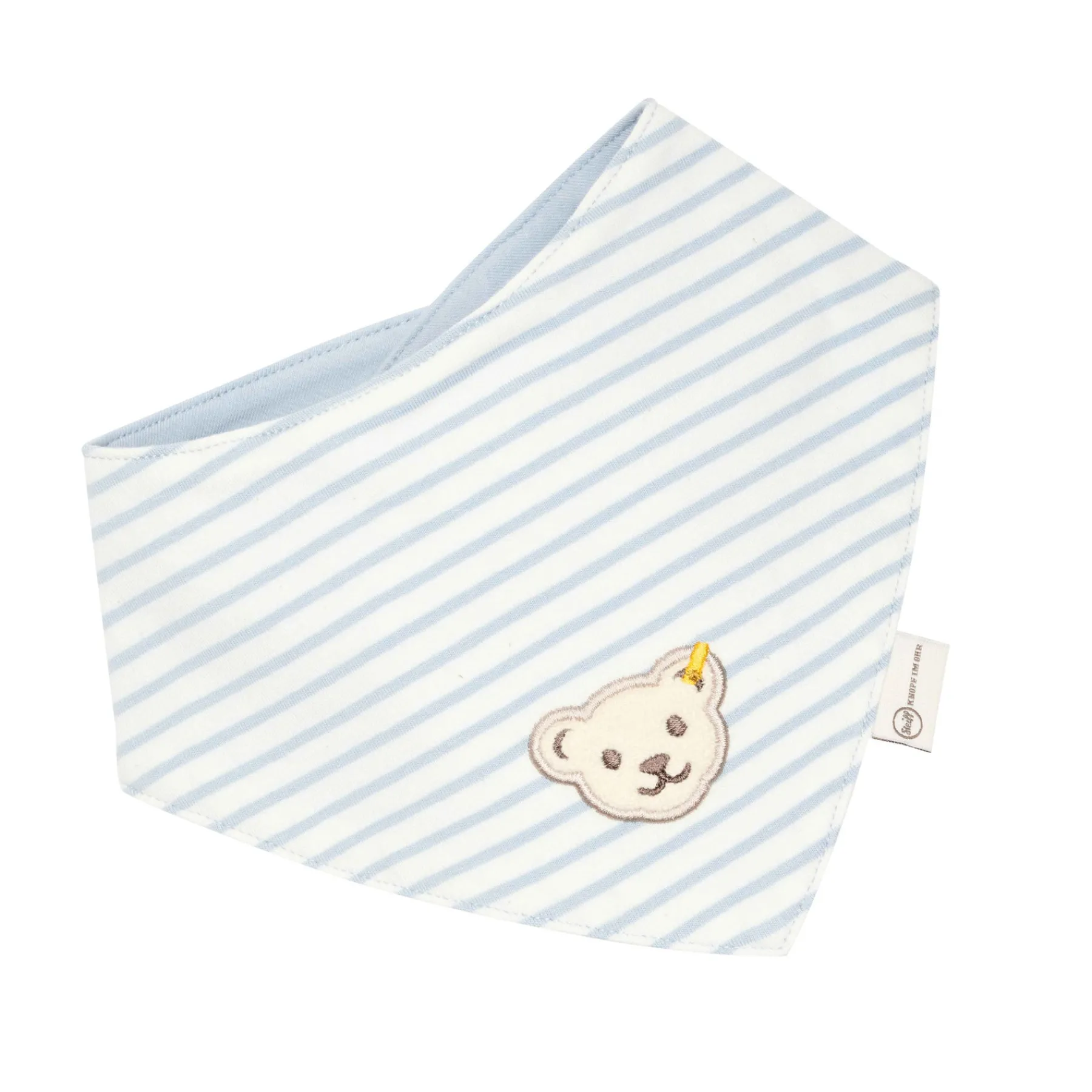Steiff Vêtements De Bébé Certifiés Gots|Casquettes, Foulards Et Écharpes Triangulaires*Bandana GOTS, bleu clair