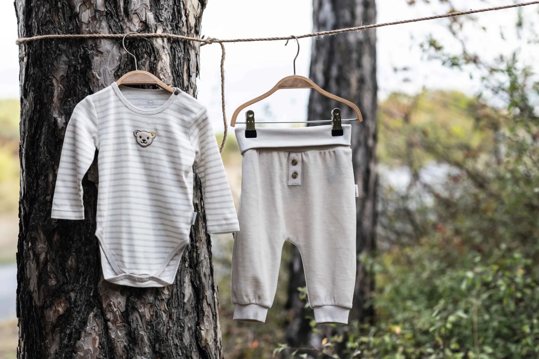 Steiff Vêtements De Bébé Certifiés Gots|Corps, Barboteuse Et Combinaisons*Body manches longues GOTS,