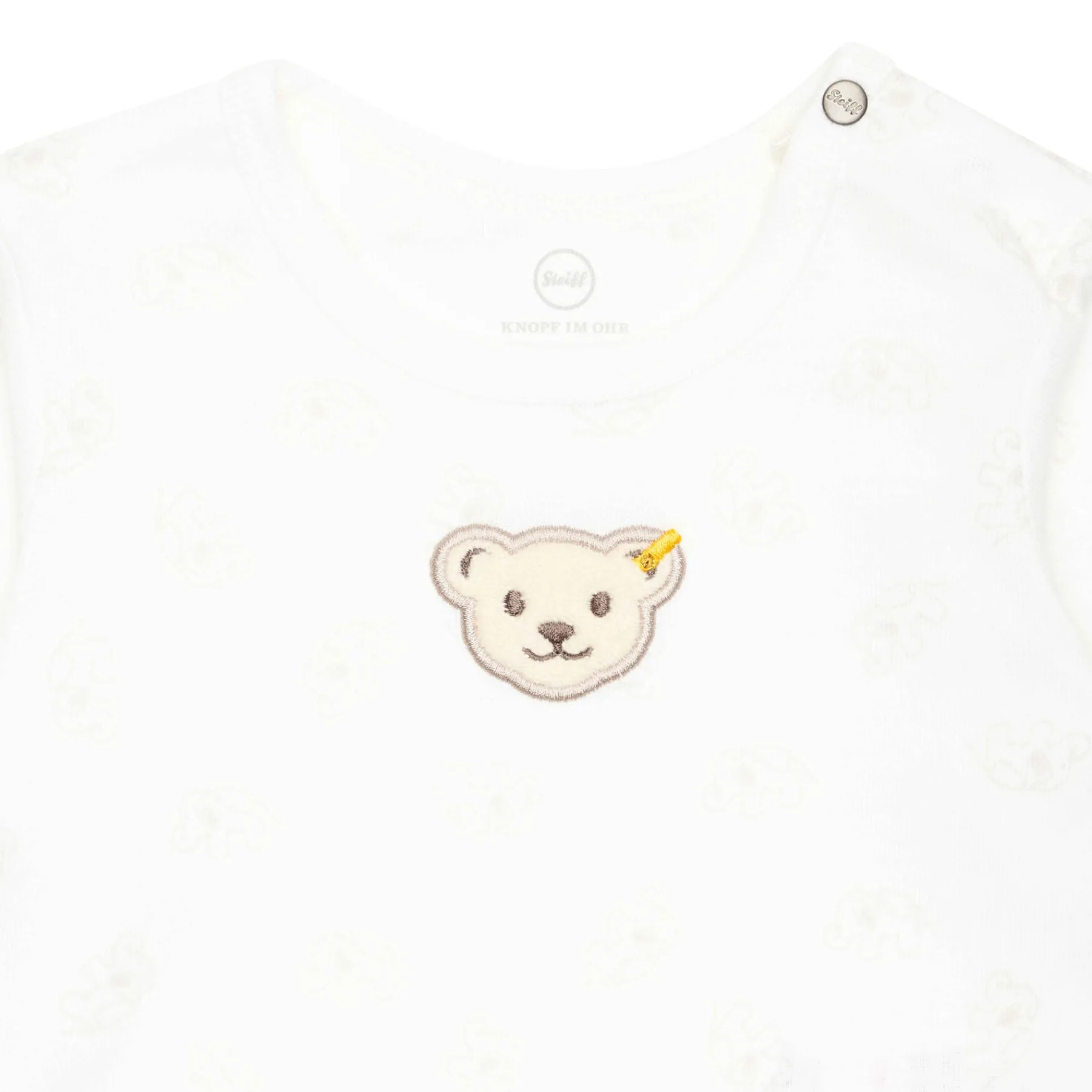 Steiff Vêtements De Bébé Certifiés Gots|Corps, Barboteuse Et Combinaisons*Body manches longues GOTS,