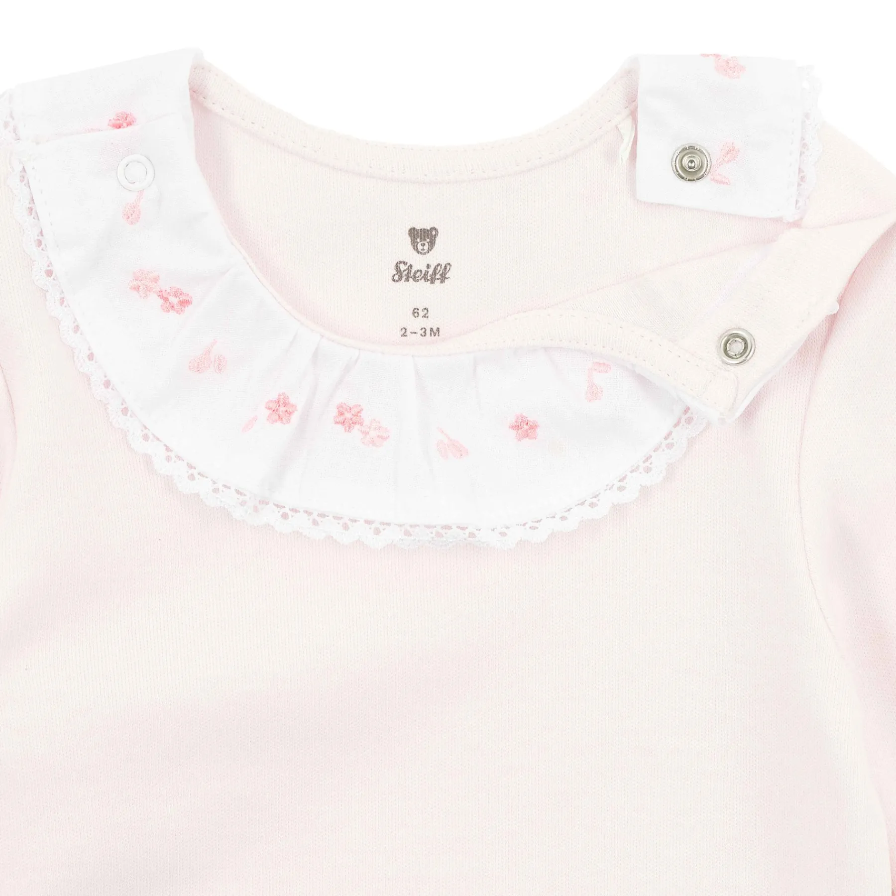 Steiff Bébé Filles (taille 56-80)|Corps, Barboteuse Et Combinaisons*Body manches longues, pâle pour Filles