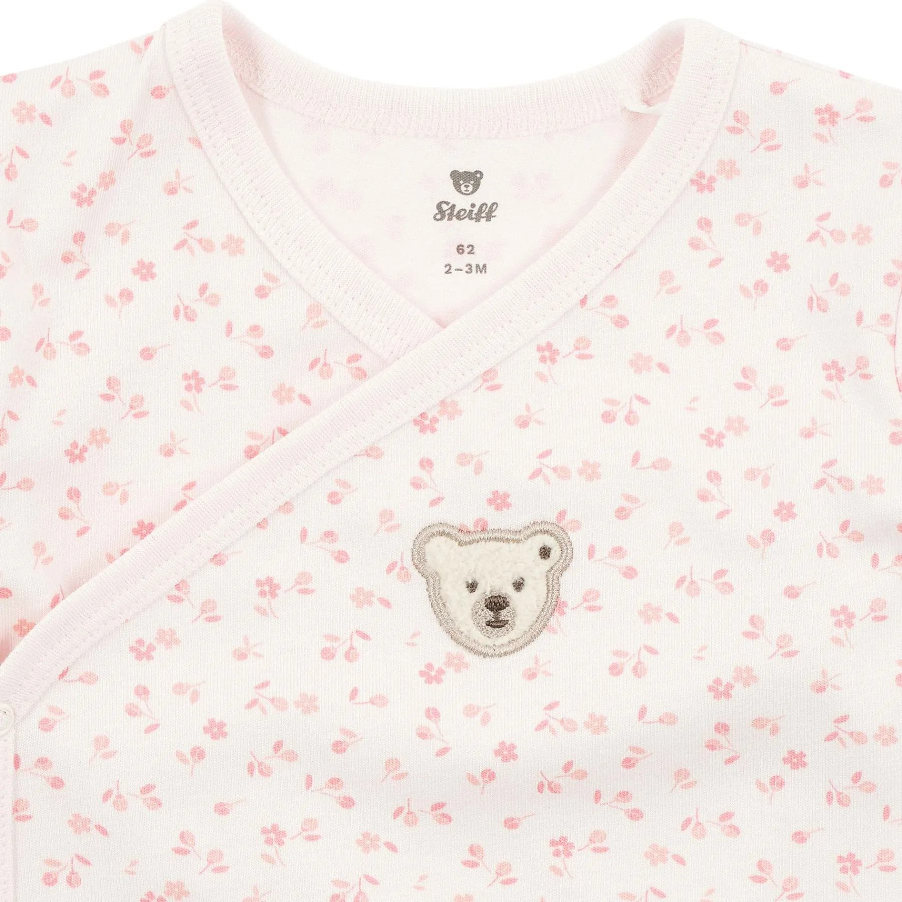 Steiff Corps, Barboteuse Et Combinaisons*Body naissance manches courtes, pâle pour Filles