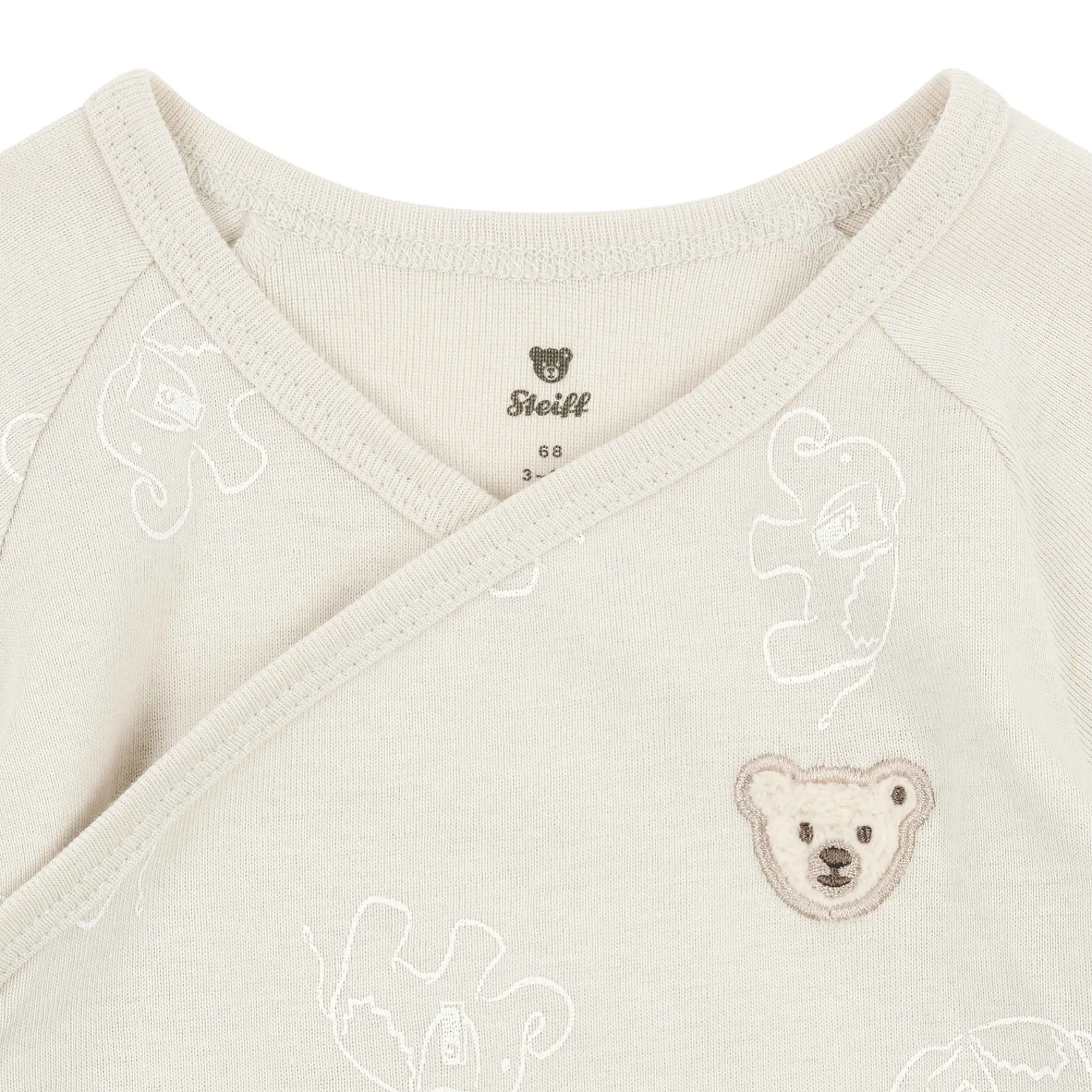 Steiff Vêtements De Bébé Certifiés Gots|Corps, Barboteuse Et Combinaisons*Body naissance manches courtes GOTS,