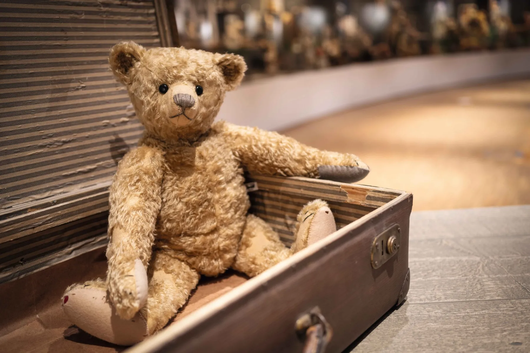 Steiff Édition Limitée*Bärle 43 PAB 1905 Vintage-Replica, 60 cm, beige
