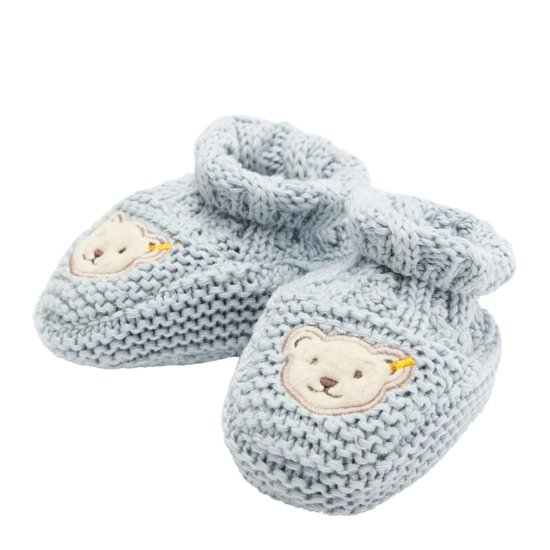 Steiff Naissance|Vêtements De Bébé Certifiés Gots*Chausson bébé GOTS, bleu clair