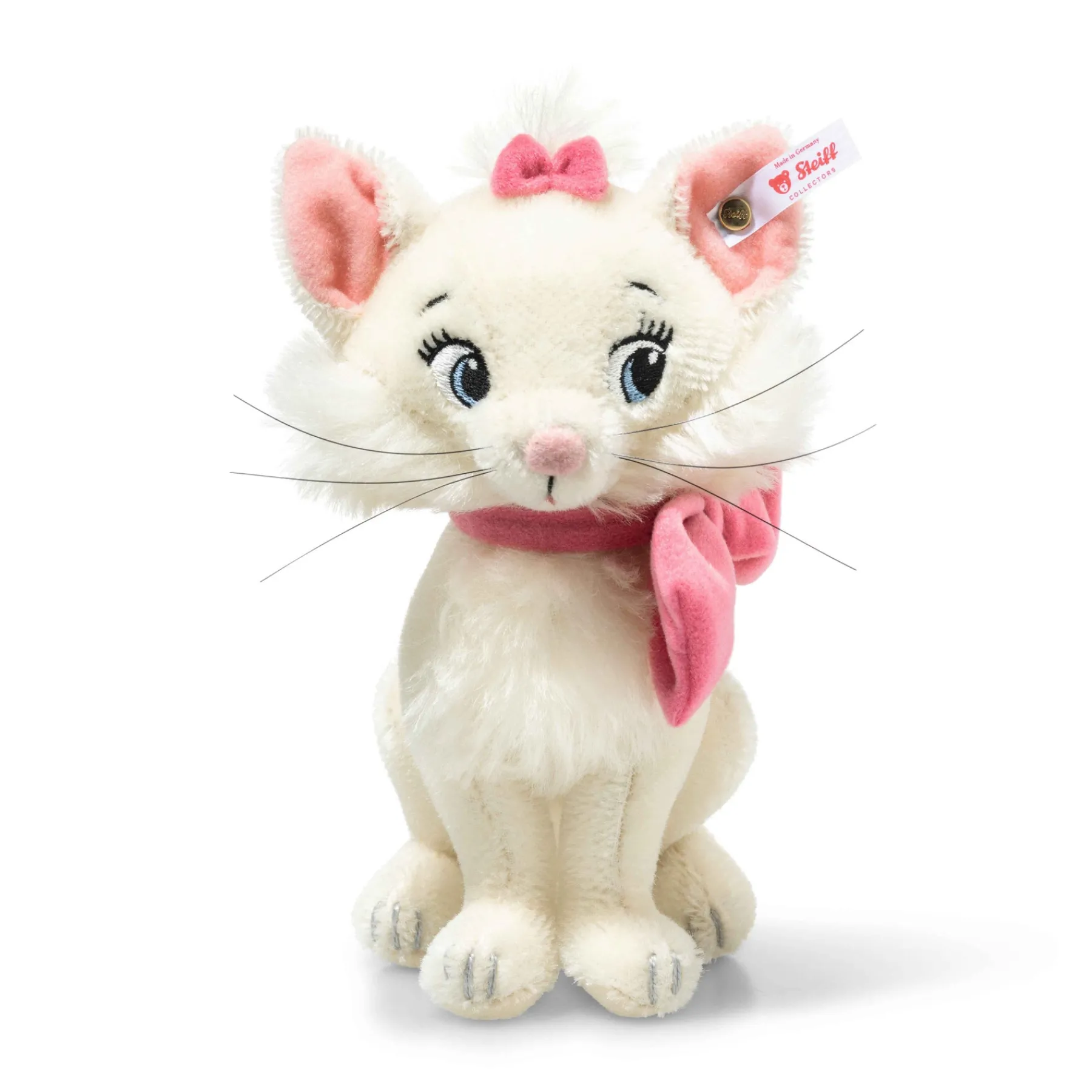 Steiff Disney|Édition Limitée*Disney Aristocat Marie, 18 cm, blanc