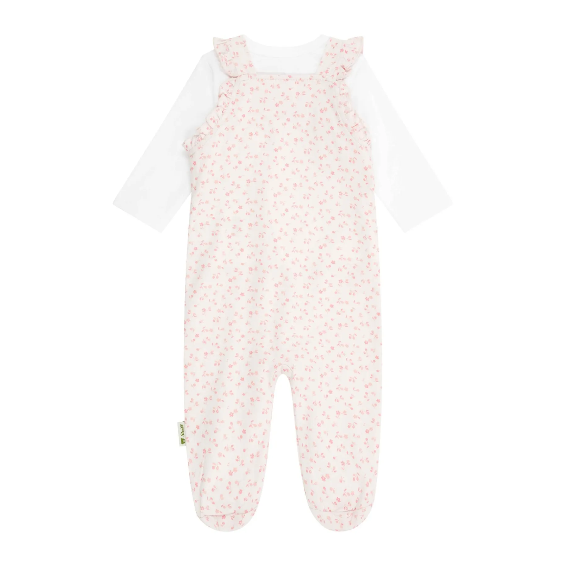 Steiff Naissance|Bébé Filles (taille 56-80)*Ensemble grenouillère + T-shirt, pâle pour Filles