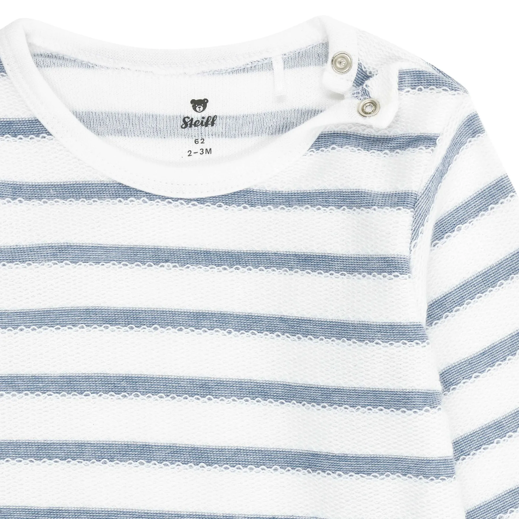 Steiff Naissance*Ensemble grenouillère + T-shirt, bleu moyenne pour Garçons