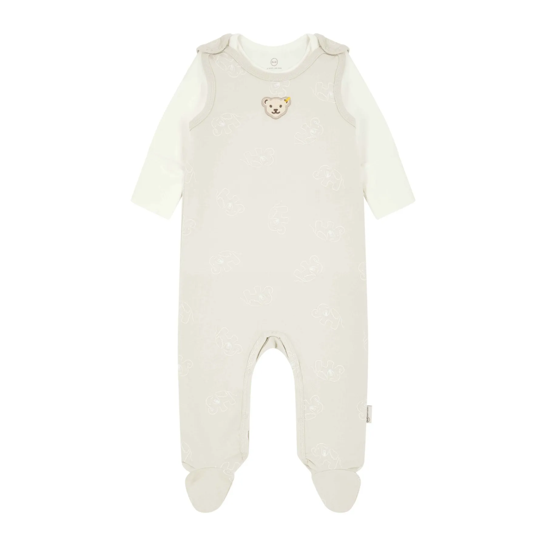 Steiff Baptême|Vêtements De Bébé Certifiés Gots*Ensemble grenouillère + T-shirt GOTS,