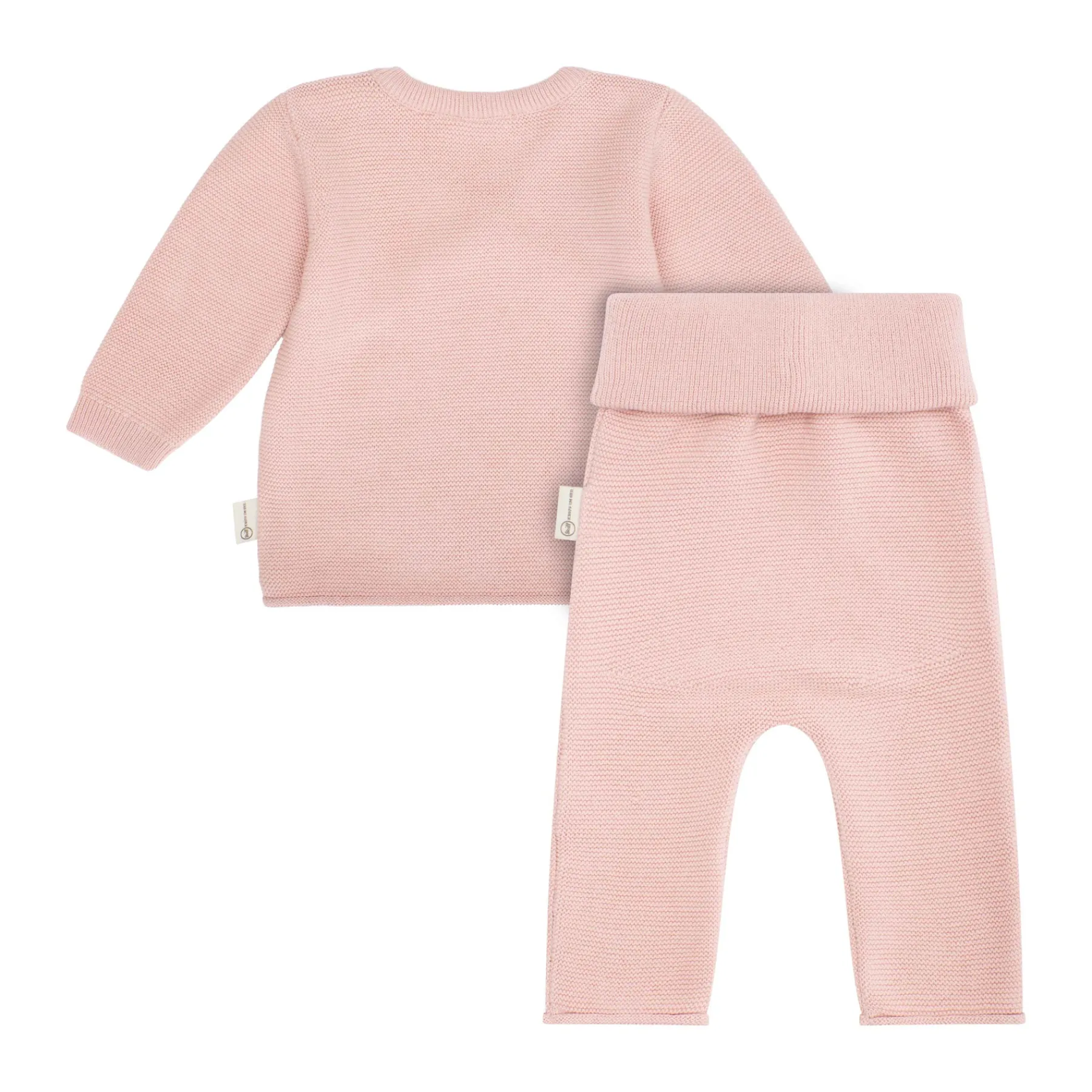 Steiff Naissance|Vêtements De Bébé Certifiés Gots*Ensemble pantalon + cache coeur GOTS, pâle