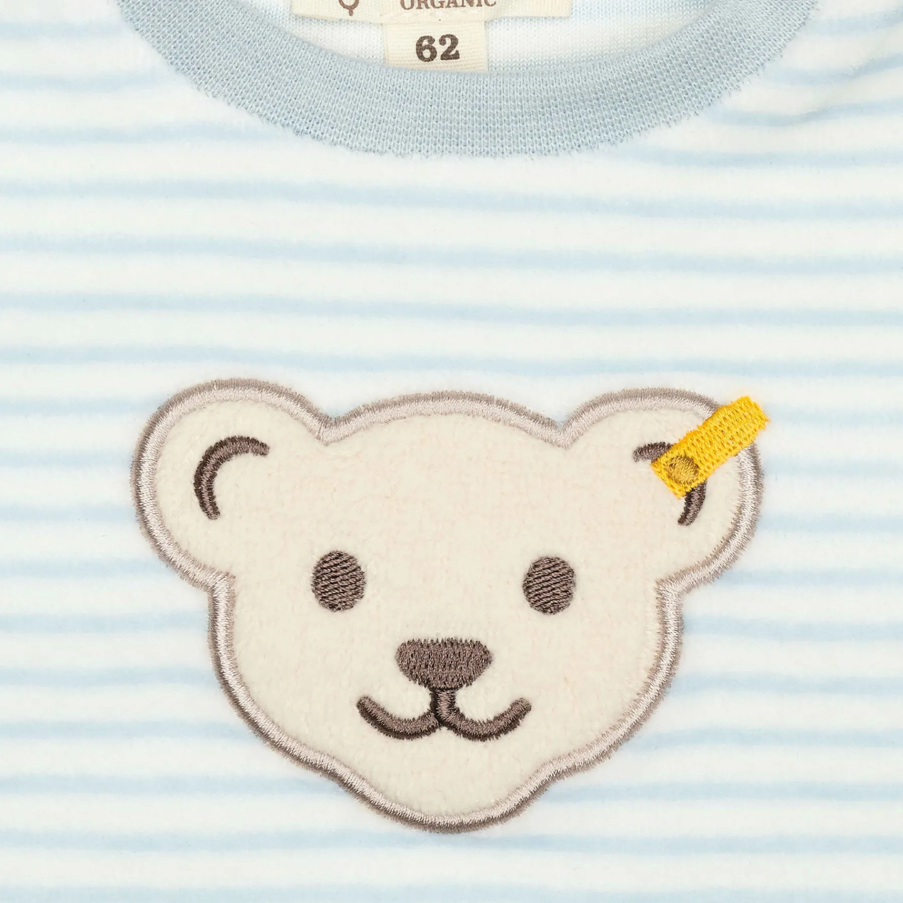 Steiff Vêtements De Bébé Certifiés Gots|Pantalons Et Jeans*Ensemble pantalon + sweatshirt GOTS, bleu clair