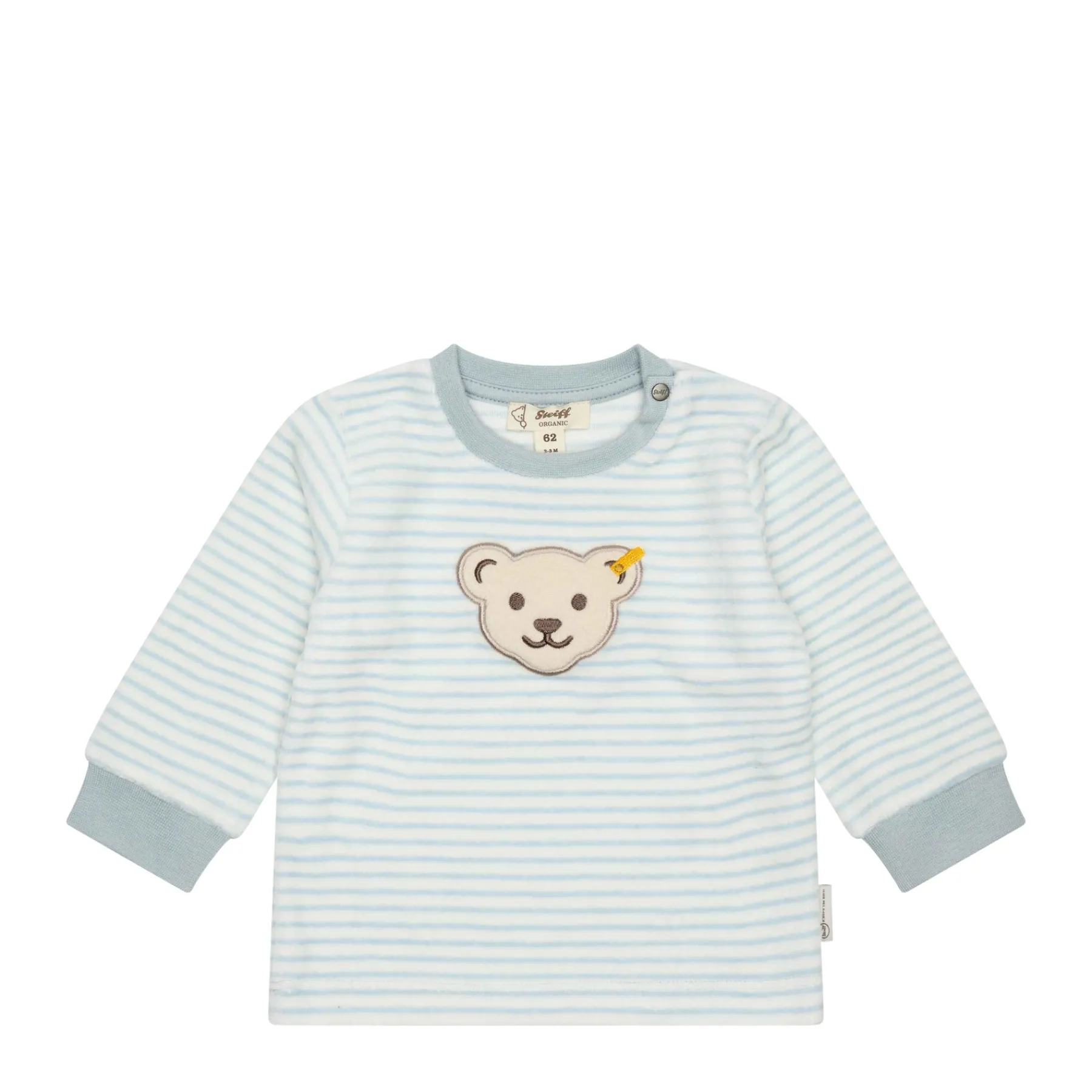 Steiff Vêtements De Bébé Certifiés Gots|Pantalons Et Jeans*Ensemble pantalon + sweatshirt GOTS, bleu clair