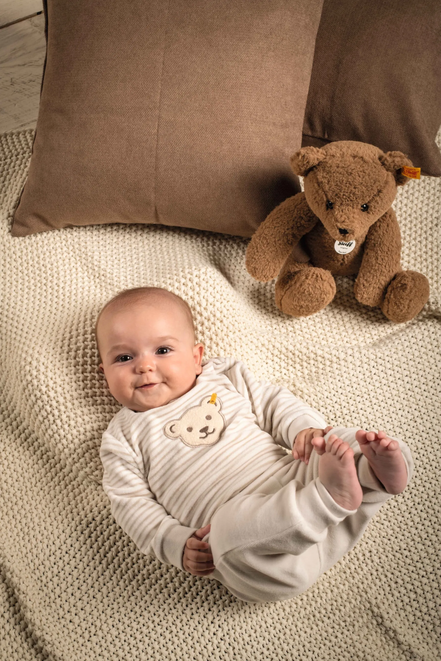 Steiff Vêtements De Bébé Certifiés Gots|Pantalons Et Jeans*Ensemble pantalon + sweatshirt GOTS,