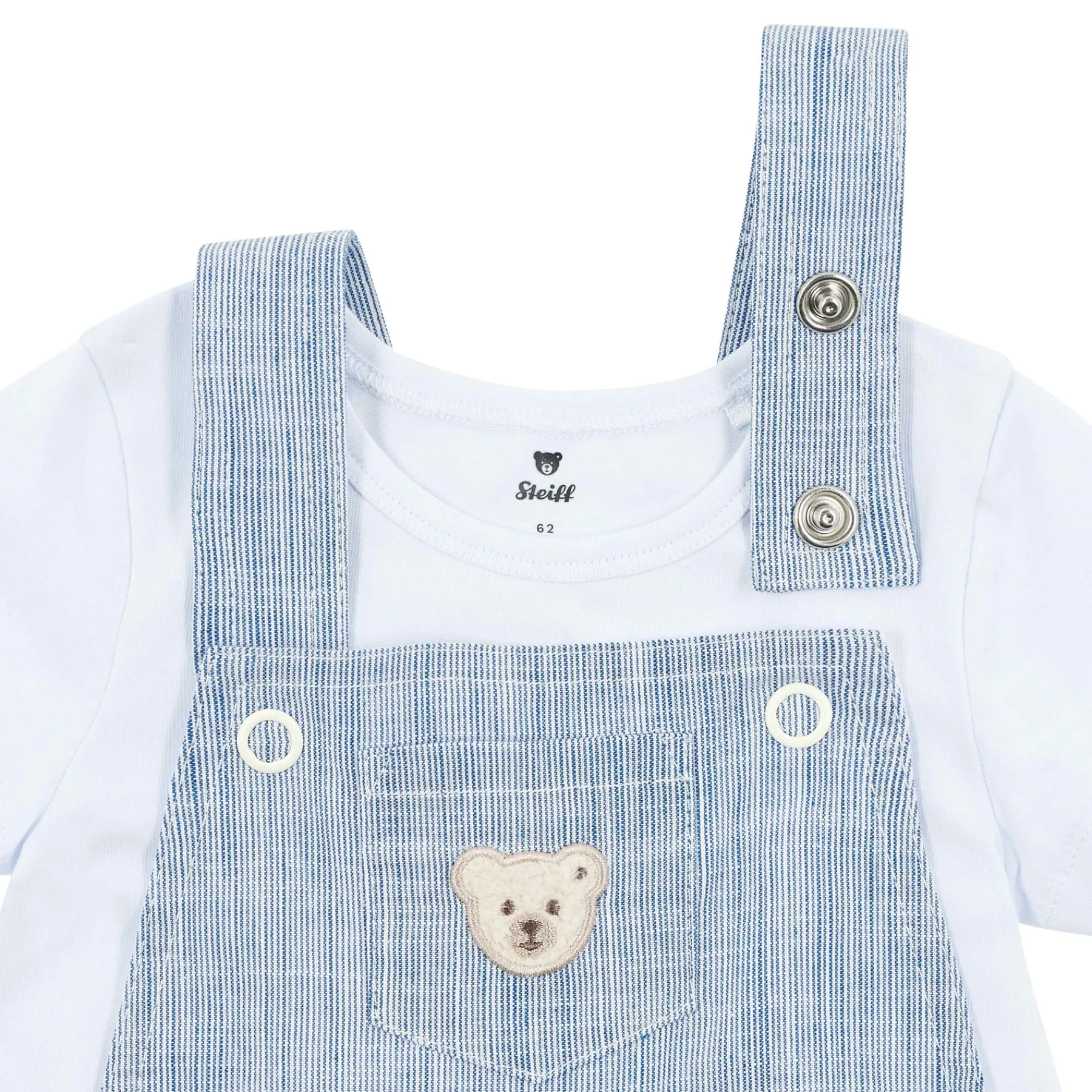 Steiff Pantalons Et Jeans|T-shirts À Manches Longues Et Courtes*Ensemble short + T-shirt, bleu foncé pour Garçons