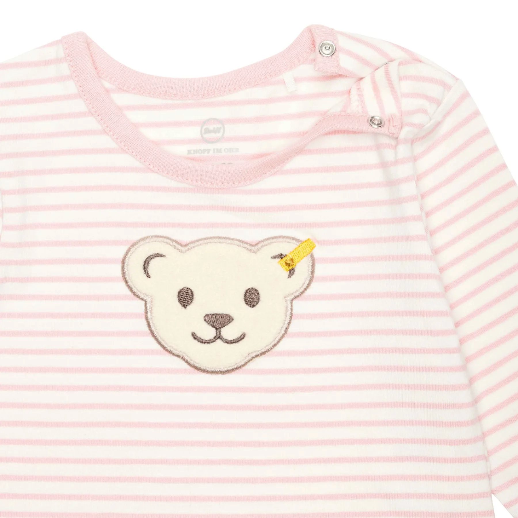 Steiff Vêtements De Bébé Certifiés Gots|Corps, Barboteuse Et Combinaisons*Grenouillère manches longues GOTS, pâle