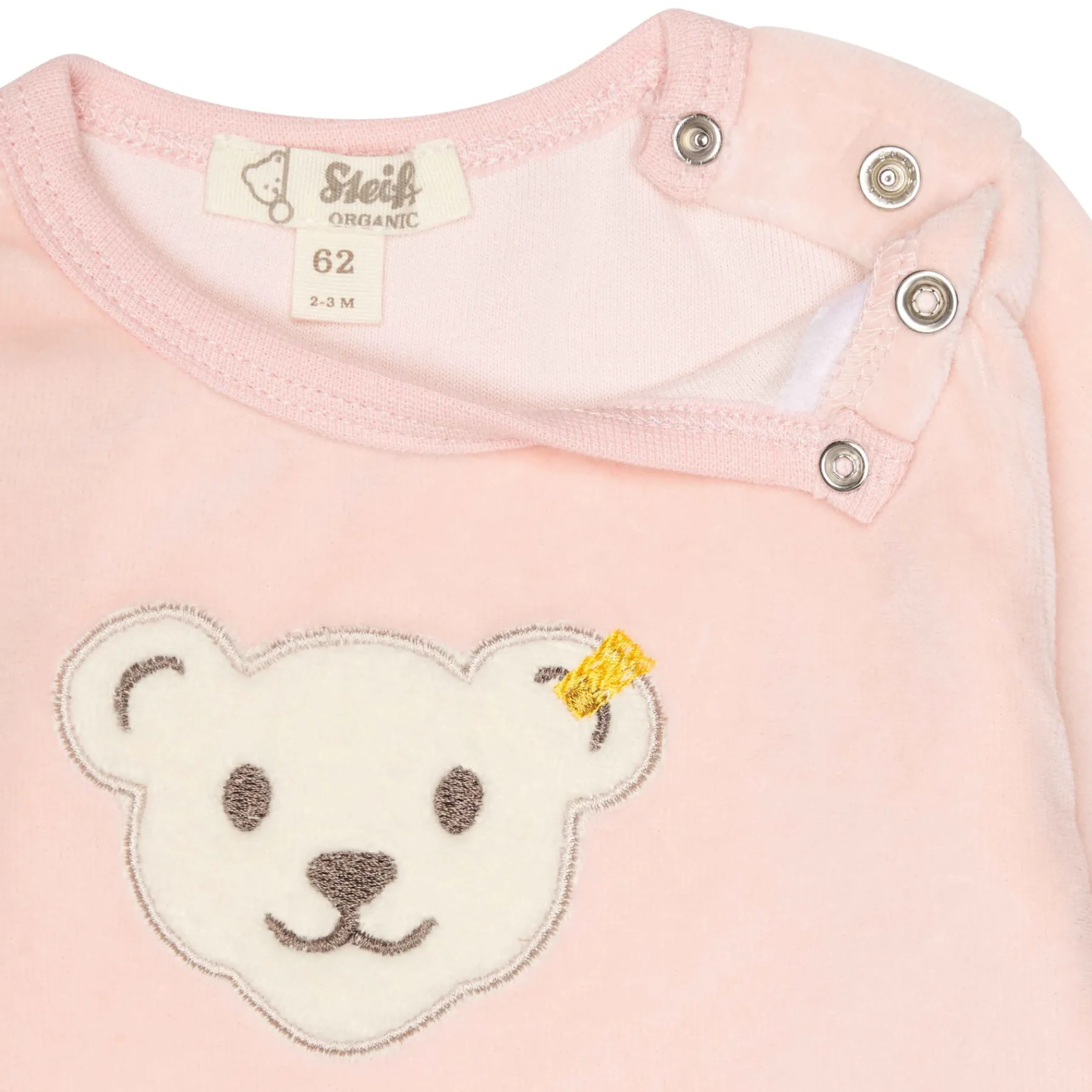 Steiff Vêtements De Bébé Certifiés Gots|Corps, Barboteuse Et Combinaisons*Grenouillère manches longues GOTS, pâle