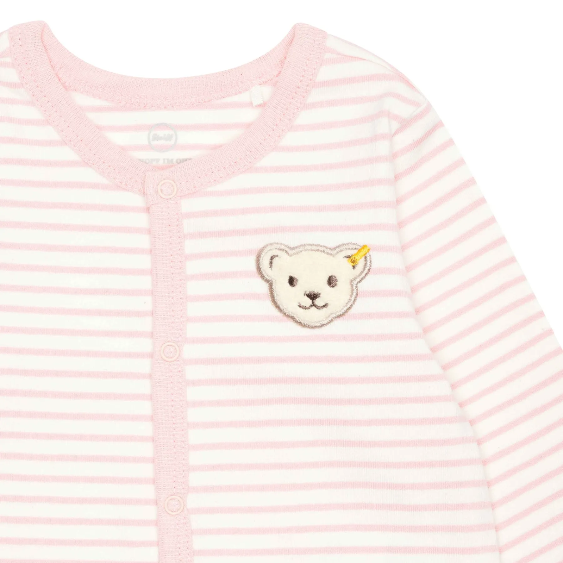 Steiff Vêtements De Bébé Certifiés Gots|Corps, Barboteuse Et Combinaisons*Grenouillère manches longues GOTS, pâle