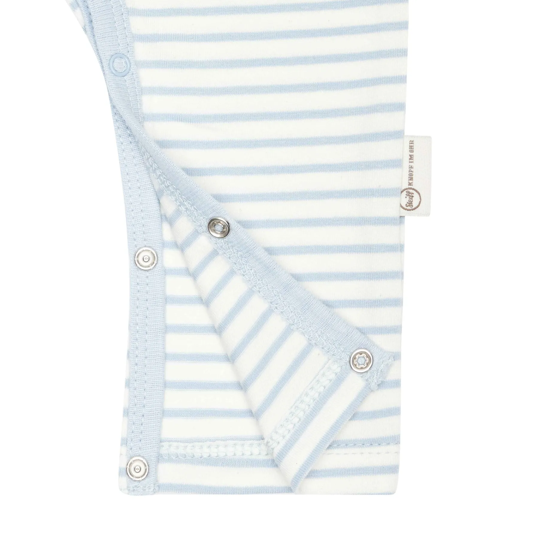 Steiff Vêtements De Bébé Certifiés Gots|Corps, Barboteuse Et Combinaisons*Grenouillère manches longues GOTS, bleu clair