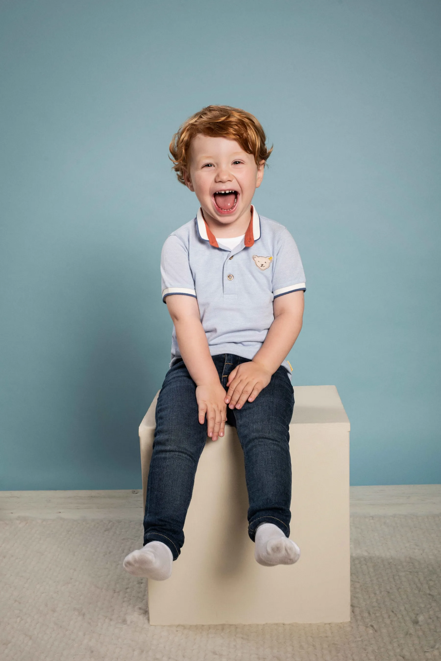 Enfant Steiff Pantalons Et Jeans*Jean, bleu foncé pour Garçons