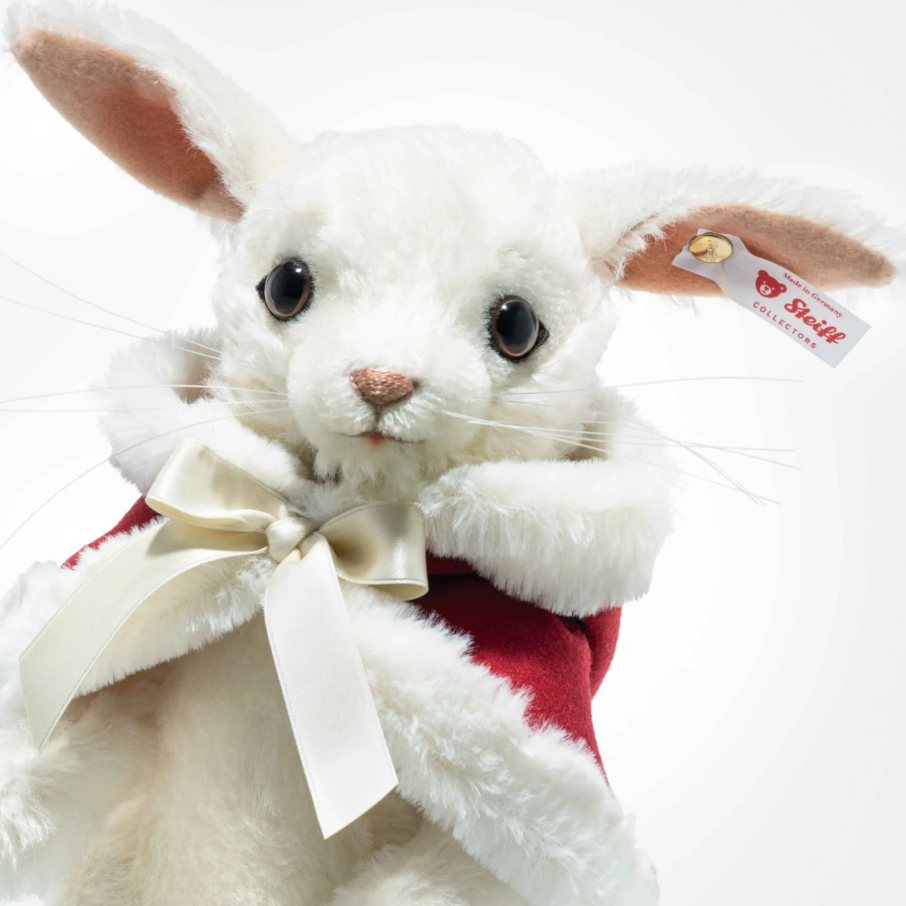 Steiff Édition Limitée*Lapin de Noël, 22 cm, blanc