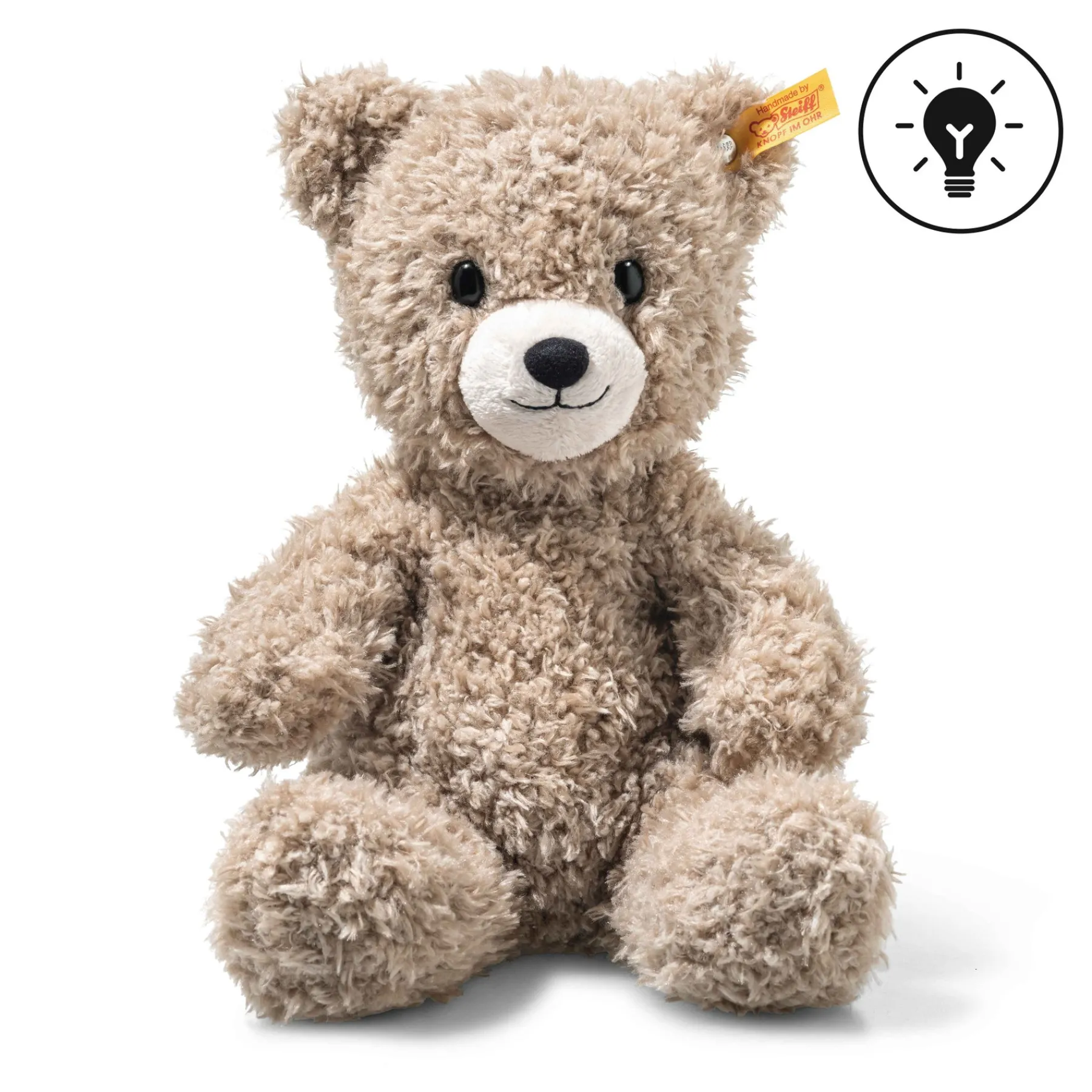 Enfant Steiff Anniversaire|Friends*Light at Night ours Teddy Caspar, 28 cm, brun clair