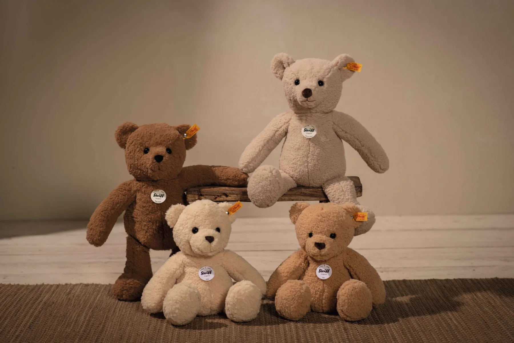 Enfant Steiff Anniversaire|Friends*Ours Teddy Ben, 30 cm, beige