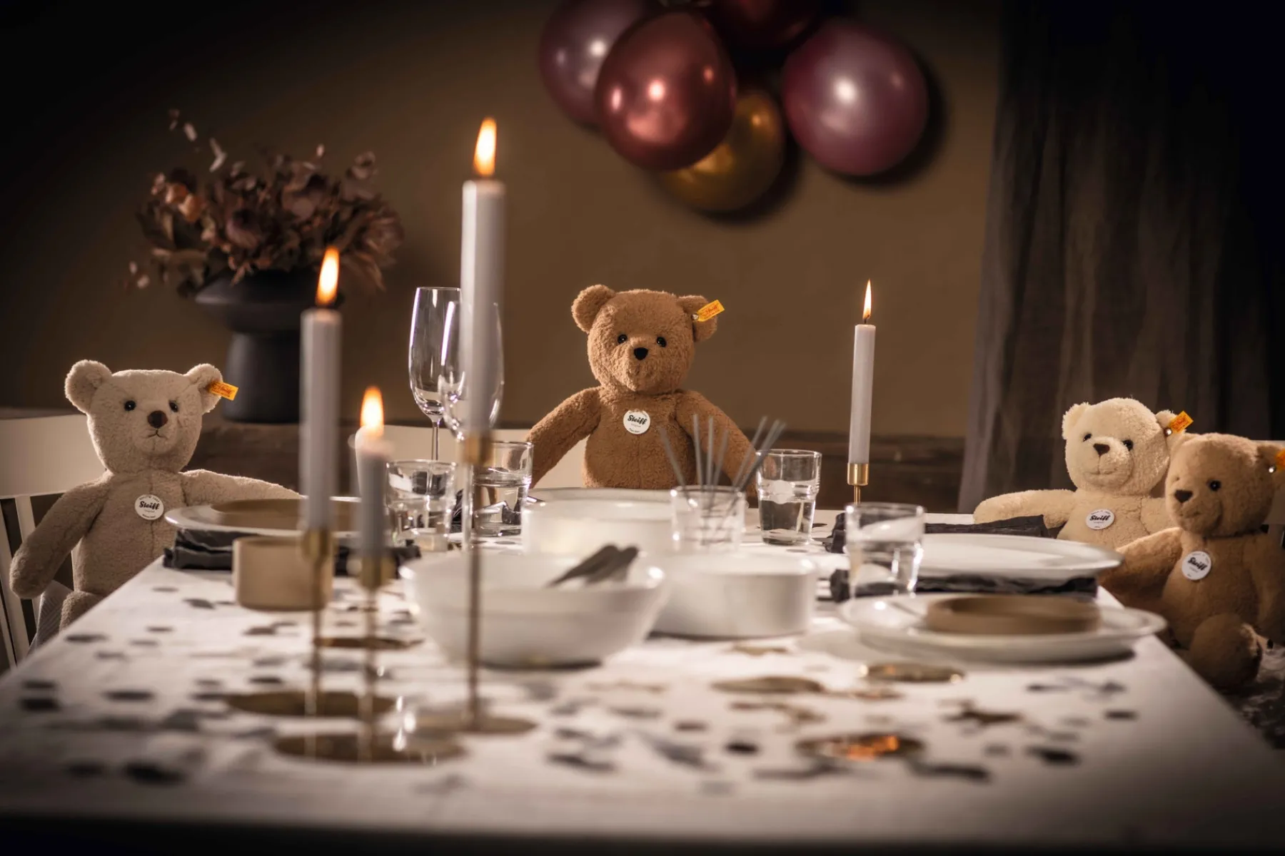 Enfant Steiff Anniversaire|Friends*Ours Teddy Ben, 30 cm, beige